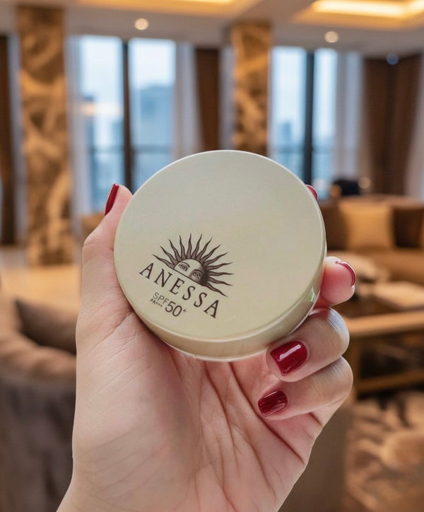 Anessa Compact Medium Ocher SPF50+ Sunscreen, Primer & Foundation 3-in-1