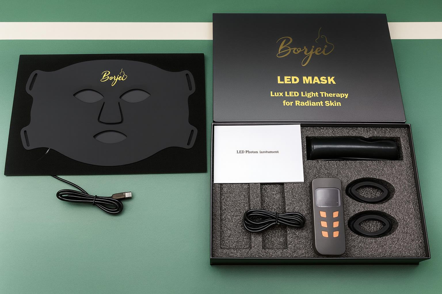 BORJEÏ LED Mask — Lux LED Light Therapy for Radiant Skin