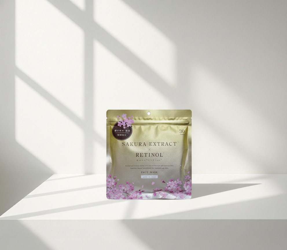 Sakura Extract x Retinol 30 Face Masks
